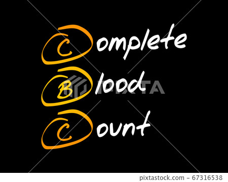 CBC - complete blood count acronym 67316538