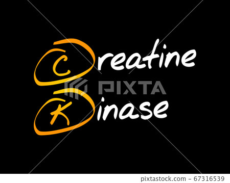 CK - Creatine Kinase acronym, medical concept CK - Creatine Kinase acronym, medical concept 67316539