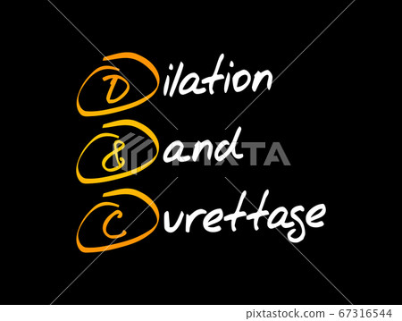 D and C - Dilation and Curettage acronym D and C - Dilation and Curettage acronym 67316544