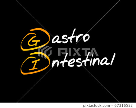 GI - Gastrointestinal acronym, medical concept 67316552