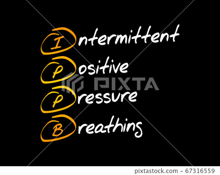 IPPB - Intermittent Positive Pressure breathing - Stock Illustration ...