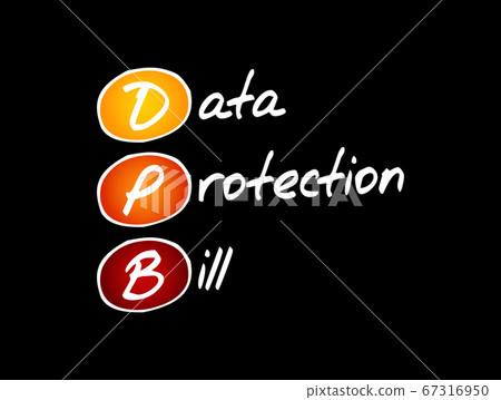 DPB - Data Protection Bill acronym concept DPB - Data Protection Bill acronym concept 67316950