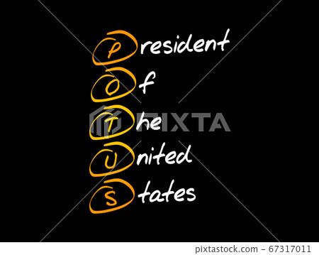 POTUS - President of the United States acronym - Stock Illustration ...