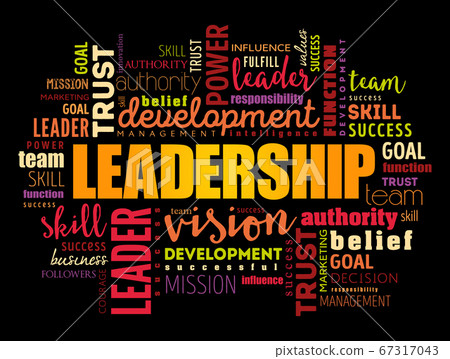 LEADERSHIP word cloud collage, business concept LEADERSHIP word cloud collage, business concept 67317043