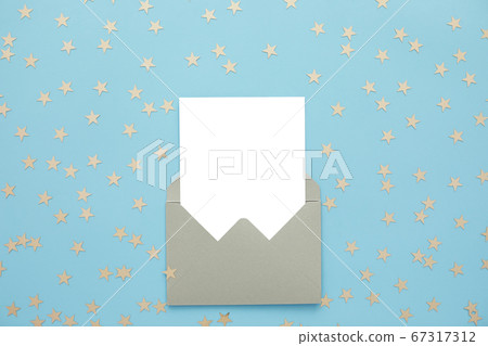 white blank card in envelope. mockup. white blank card in envelope. mockup. 67317312