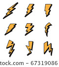 lightning, icon, vector 67319086