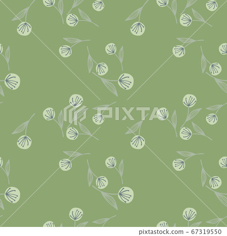 Random white dandelion on botanic seamless Random white dandelion on botanic seamless 67319550