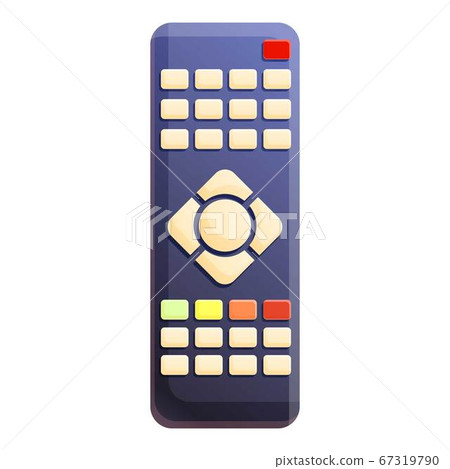 Smart tv remote control icon, cartoon style Smart tv remote control icon, cartoon style 67319790