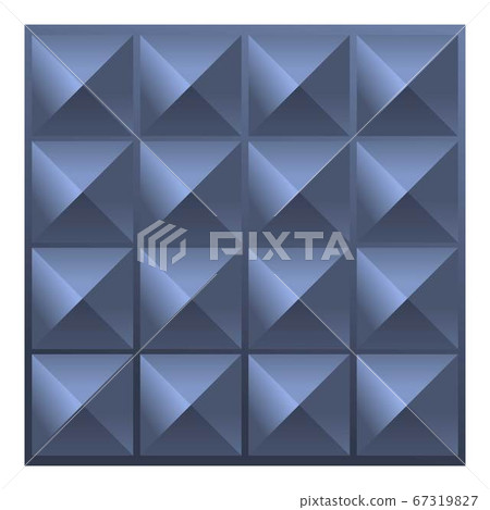 Soundproofing barrier icon, cartoon style 67319827
