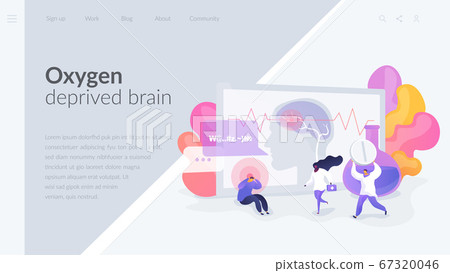 Stroke landing page concept 67320046