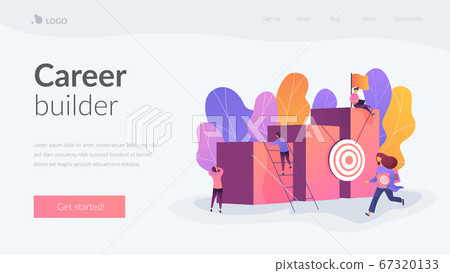Career development landing page template. Career development landing page template. 67320133