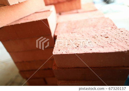 Stack of new bricks Stack of new bricks 67320137