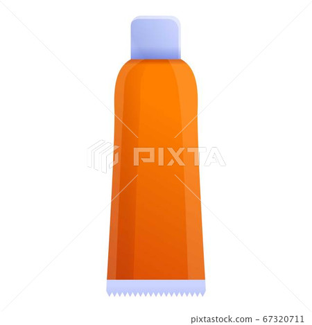 Gel wash tube icon, cartoon style Gel wash tube icon, cartoon style 67320711