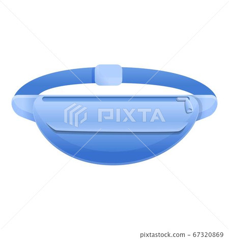 Jeans waist bag icon, cartoon style Jeans waist bag icon, cartoon style 67320869