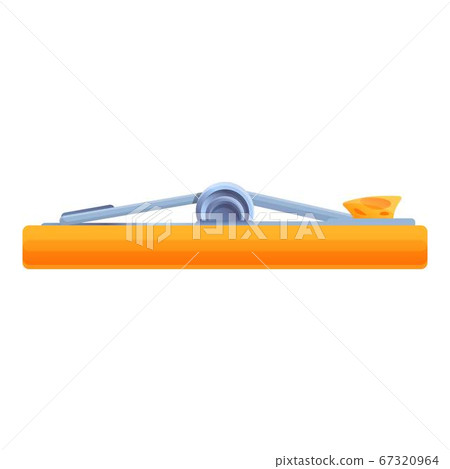 Cheese animal trap icon, cartoon style - Stock Illustration [67320964 ...
