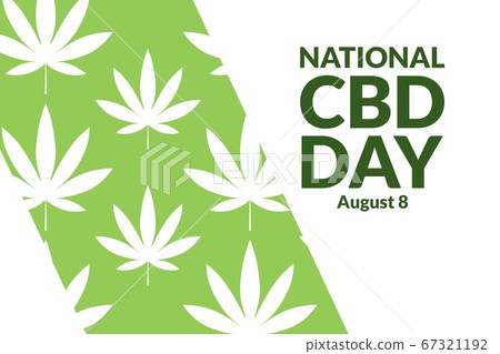 National CBD Day. August 8. Holiday concept. Template for background, banner, card, poster with text National CBD Day. August 8. Holiday concept. Template for background, banner, card, poster with text 67321192