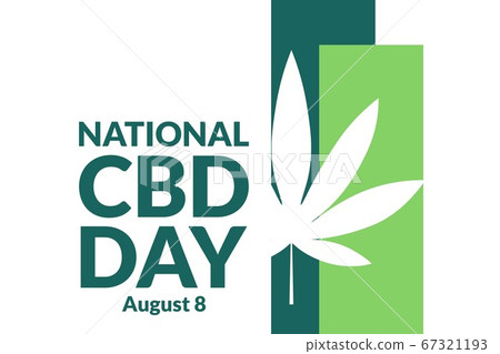 National CBD Day. August 8. Holiday concept. Template for background, banner, card, poster with text National CBD Day. August 8. Holiday concept. Template for background, banner, card, poster with text 67321193