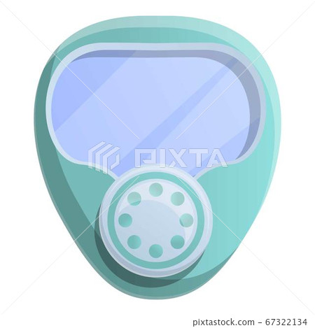 Coronavirus protect mask icon, cartoon style Coronavirus protect mask icon, cartoon style 67322134