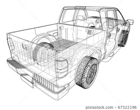 Car silhouettes. 3D illustration 67322196