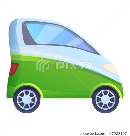 One person hybrid car icon, cartoon style One person hybrid car icon, cartoon style 67322197