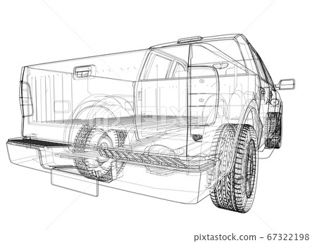 Car silhouettes. 3D illustration Car silhouettes. 3D illustration 67322198