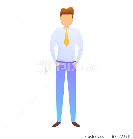 Office purchasing manager icon, cartoon style Office purchasing manager icon, cartoon style 67322258