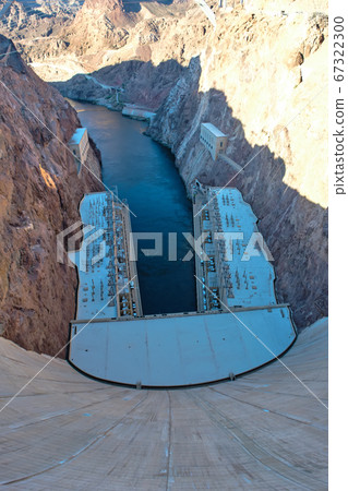 View of the Hoover Dam in Nevada, USA View of the Hoover Dam in Nevada, USA 67322300
