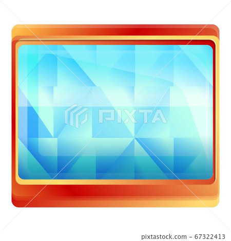 Blue gemstone icon, cartoon style Blue gemstone icon, cartoon style 67322413