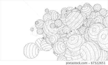 Abstract spheres background Abstract spheres background 67322651