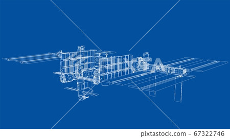 Abstract Spaceship Outline Abstract Spaceship Outline 67322746