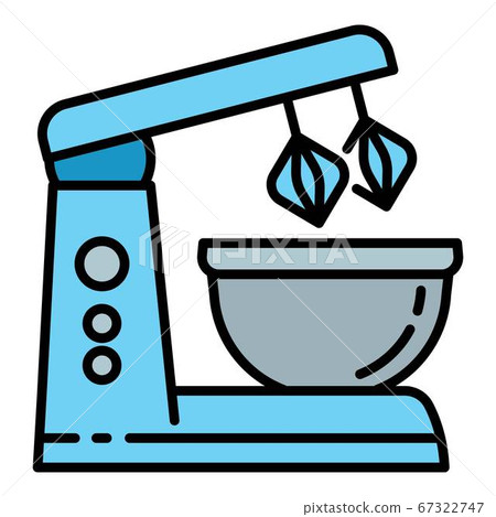 Food mixer icon, outline style Food mixer icon, outline style 67322747