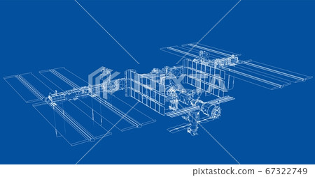 Abstract Spaceship Outline Abstract Spaceship Outline 67322749