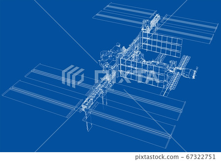 Abstract Spaceship Outline 67322751