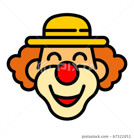 Magician clown icon, outline style Magician clown icon, outline style 67322851
