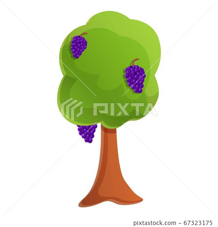 Vineyard icon, cartoon style 67323175