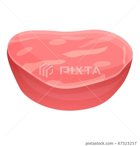 Cook meat icon, cartoon style - Stock Illustration [67323257] - PIXTA