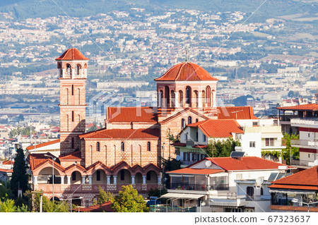 Thessaloniki aerial panoramic view 67323637
