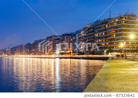 Thessaloniki seafront, Greece 67323642