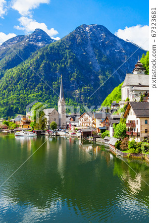 Hallstatt old town, Austria Hallstatt old town, Austria 67323681