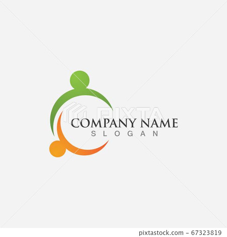 Community, network and social icon 67323819