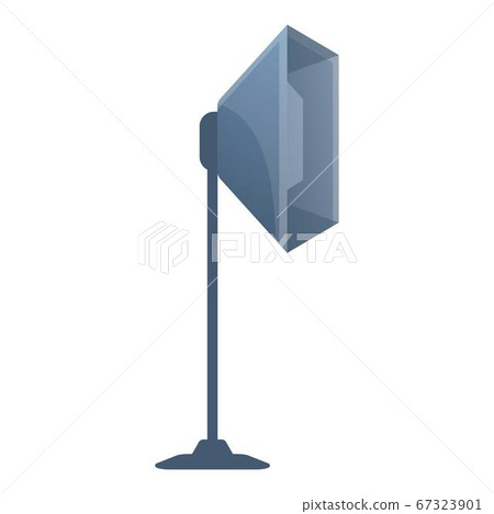Light cinema stand icon, cartoon style 67323901