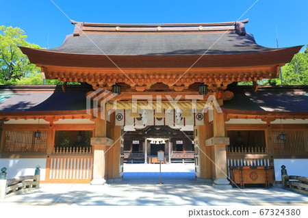[Ehime Prefecture] Fresh green Oyama Shrine (shrine) 67324380