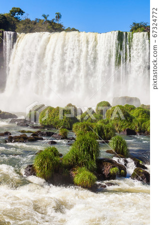 Iguazu Falls or Waterfall landscape 67324772