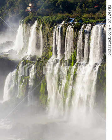 Iguazu Falls or Waterfall landscape 67324792