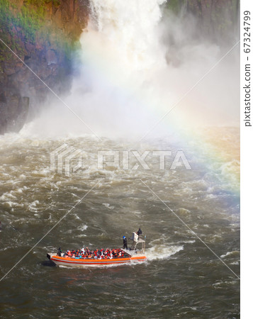 Iguazu Falls or Waterfall landscape 67324799