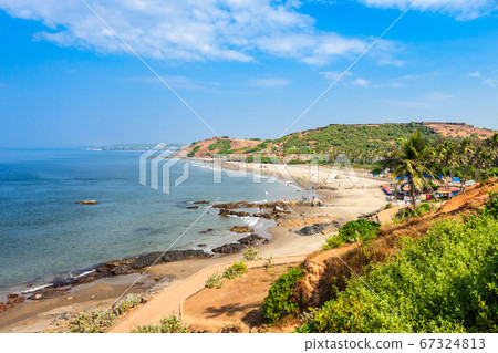 Beach in Goa, India 67324813