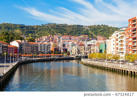 Nervion River embankment in Bilbao Nervion River embankment in Bilbao 67324817