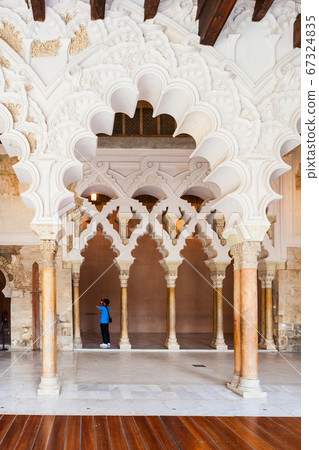 The Aljaferia Palace in Zaragoza The Aljaferia Palace in Zaragoza 67324835
