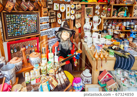 Souvenir store showcase, Bariloche 67324850