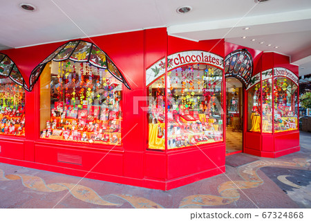 Chocolate store showcase, Bariloche Chocolate store showcase, Bariloche 67324868